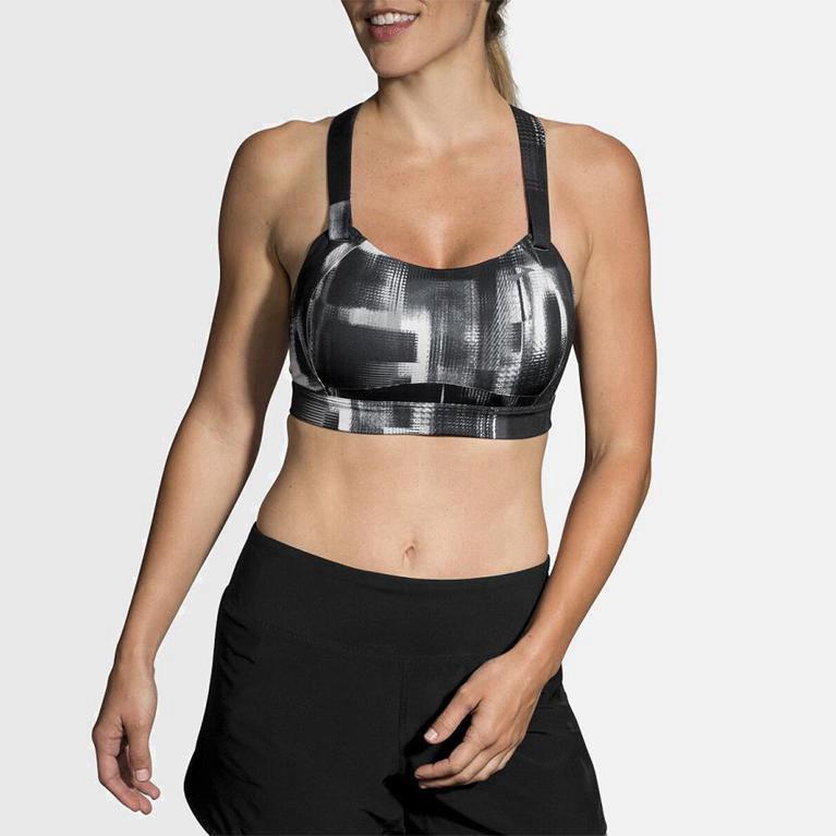 Brooks Juno Sports - Run Bra Mujer - Gris (WI5716042)